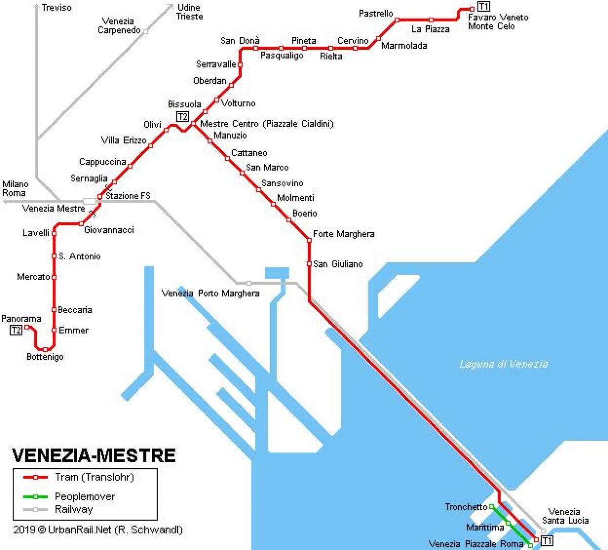 威尼斯圣卢西亚火车站地图