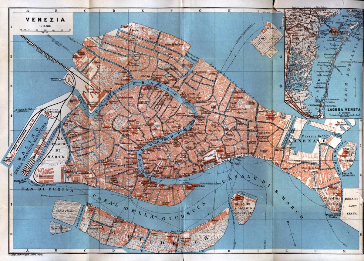 旧的威尼斯地图