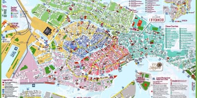 地图，意大利威尼斯